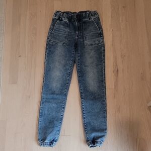 American Eagle Outfitters Blue Denim Joggers